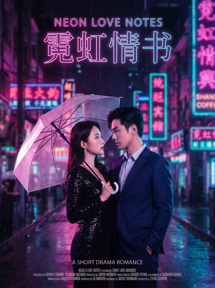 qq特效 热播都市爱情短剧 - 霓虹情书海报